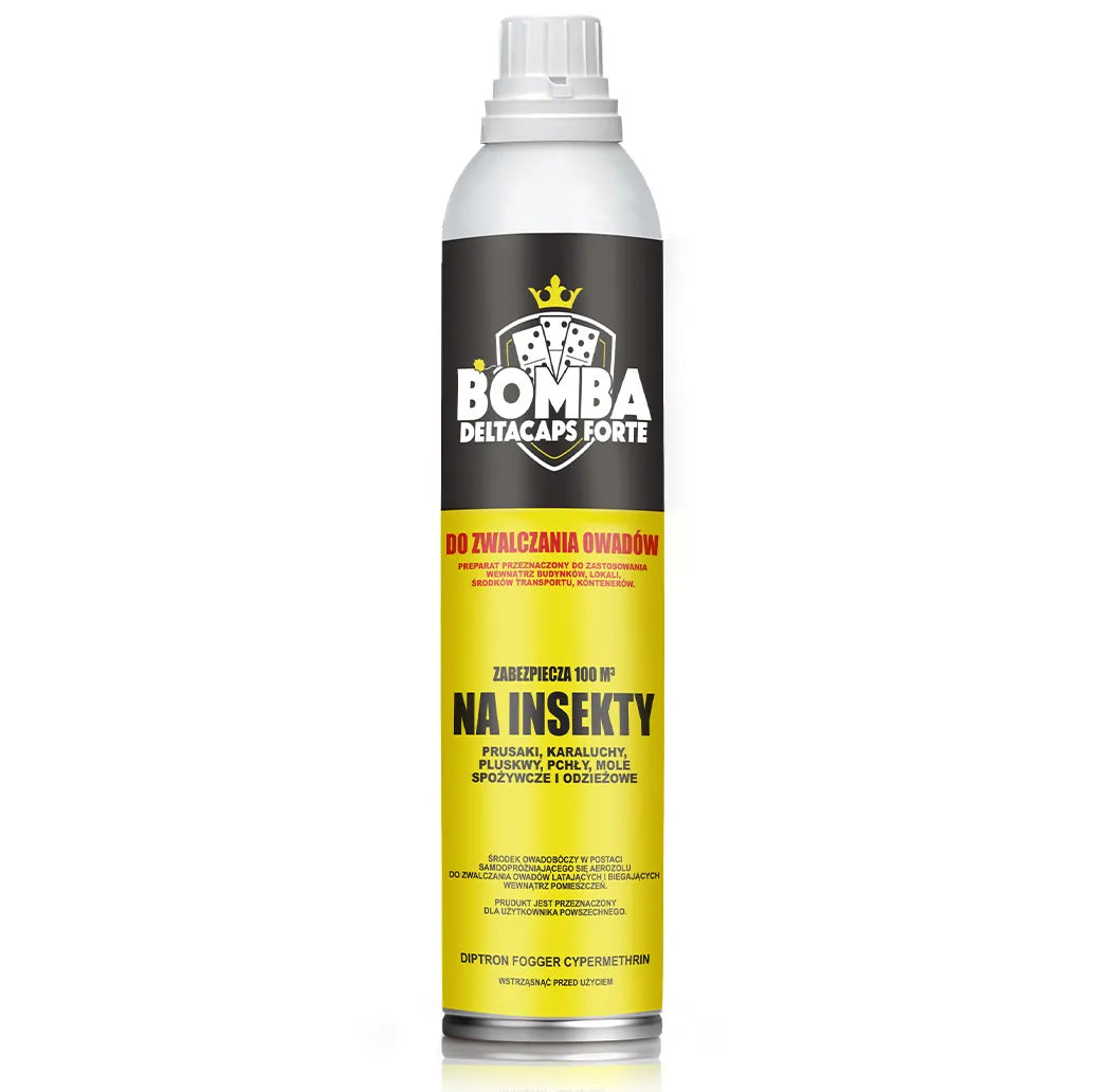 Bombe zur Vernebelung gegen Kakerlaken und Schaben – Deltacaps FORTE schützt bis zu 100 m³
