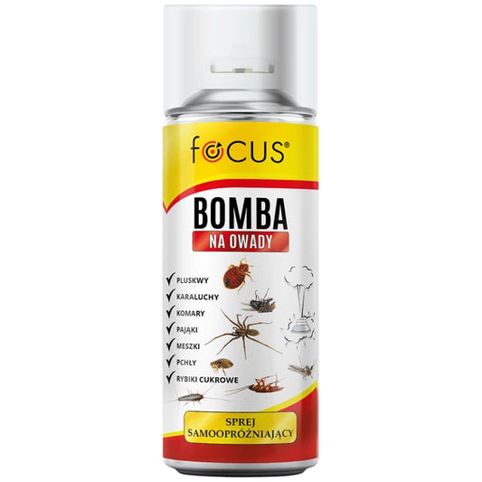Focus Insektenbombe 400 ml – selbstentleerendes Spray
