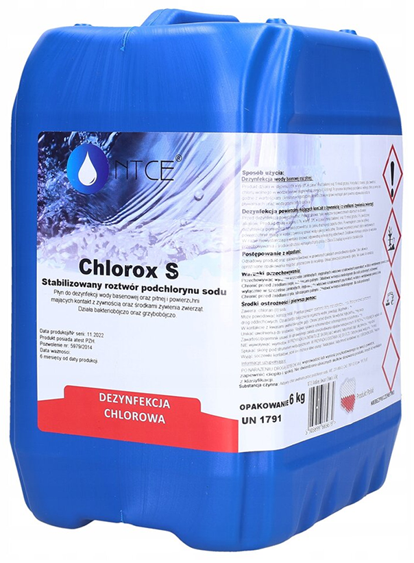 Chlorox S – Flüssigchlor – 5L (6kg)
